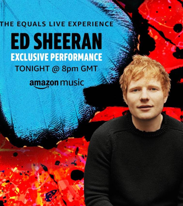 Ed Sheeran 的 Equals 现场演出封面图