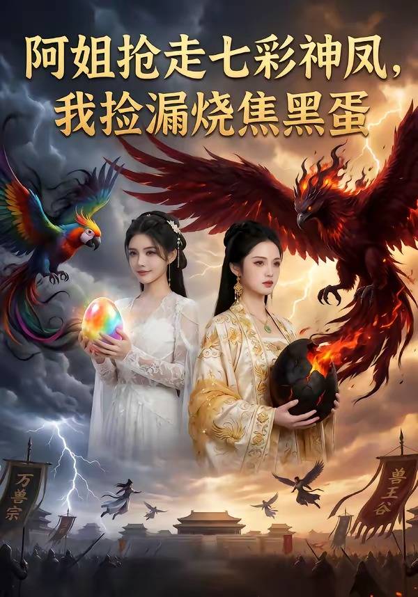 阿姐抢走七彩神凤，我捡漏烧焦黑蛋封面图