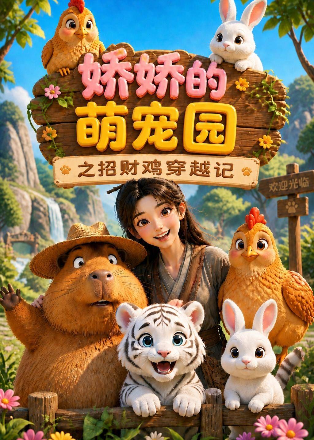 娇娇的萌宠园之招财鸡穿越记封面图