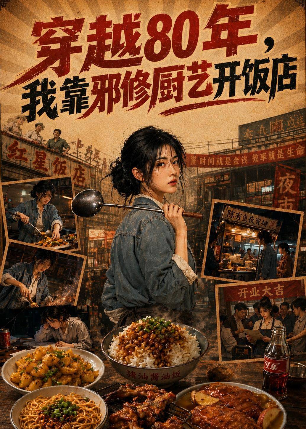 穿越80年，我靠邪修厨艺开饭店封面图